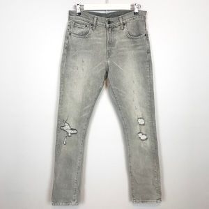 Levi’s High Waisted Gray Jeans